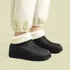 Botas de lluvia de moda transfronterizas para mujer con plantilla elevadora de altura, zapatos impermeables, terciopelo fijo, cálidos de invierno, zapatos para el agua, antideslizantes, zapatos de cocina