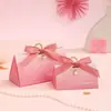 Anillo de Madera Creativo de Lujo Ligero 2026 Nuevo Estilo Bolsa de Dulces de Boda Caja de Boda Caja de Regalo de Boda Morada de Gama Alta