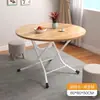 Mesa de comedor cuadrada plegable para uso doméstico, mesa pequeña para apartamentos de alquiler, mesa cuadrada portátil para comer
