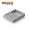 Caja de almacenamiento para joyas, separador de cajón de tocador, bandeja de tela de terciopelo para collares, pendientes, anillos y joyas