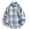 Camisa de Cuadros de Manga Larga C2555