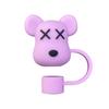 Tapa de Paja de Animación Transfronteriza 10mm Cubierta de Paja Accesorios para Taza Silicona de Grado Alimenticio Tapa de Paja de PVC 3D
