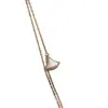Pulsera Abanico Falda Pequeña Bao Ge, Cadena Doble Chapada en Oro Grueso de 18K, Ágata Natural, Artesanía Fina, Modelo para Mujer, Disponible al por Mayor