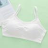 Ropa interior para niñas, estudiantes, chaleco pequeño de desarrollo, estudiantes de secundaria, adolescentes, estudiantes de secundaria superior, chaleco de canalé modal para mujeres