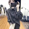 Camisa de manga larga abullonada para mujer, moda coreana de primavera nuevo estilo, top holgado que rejuvenece, camisa básica, blusa