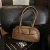 Bolso de Axila Retro con Textura de Nicho para Mujer 2025 Nuevo Bolso de Bolos Simple Otoño e Invierno Bolso de Hombro de Gran Capacidad