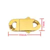Al por mayor Acero Inoxidable 316 Hebilla de Cadena Cubana Hebilla de Vaquero Hebilla de Pulsera Rectangular Broche Accesorios de Joyería DIY