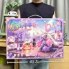 Libro Tranquilo de Juego de Simulación para Niños Caja de Regalo Juguete para Niña Regalo Parque de Atracciones Institución de Capacitación Regalo de Canje de Puntos