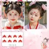Adesivos Infantis para Pintura de Sobrancelhas para Festas e Meninas, Flores Impressas na Testa, Tatuagens de Hanfu para Performance de Traje Antigo, Estilo Antigo
