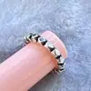 Anillo para Hombres Mayores Apertura Ajustable Estilo de Corte para Mujeres Diseño Retro de Nicho Marca de Moda Anillo de Estilo Frío Dedo Índice