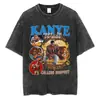 Nueva Camiseta Kanye West Hip Hop Rapero Moda Hombres Mujeres Streetwear