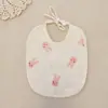 Estilo Ins Coreia do Sul urso bebê recém-nascido toalha de saliva gaze macia babador para bebê recém-nascido algodão anti-cuspida leite