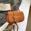 Bolsa texturizada popular estilo coreano, nova bolsa de ombro da moda outono 2026, versátil, simples e elegante bolsa tiracolo
