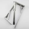 Soporte triangular plegable de acero inoxidable para partición, soporte para estufa de leña, estante colgante de pared, soporte de carga, estante de almacenamiento