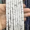 Separadores de 3*6 mm, cuentas sueltas, malaquita, turquesa, lapislázuli, cuentas de rueda doradas, accesorios para bricolaje, pulsera, espaciador, cuentas espaciadoras, cuentas planas de jade