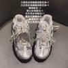 Coreia do Sul Mesmo Estilo Super Fada Pérola Laço Sapato Flor Sapatos de Alta Qualidade Fragrância Decorativa Diy Indústria Pesada Todos os Acessórios Combinados