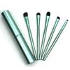 Conveniente Set de Barril de Aluminio de 5 Pinceles para Ojos con Tapa, Set Completo de Pinceles de Maquillaje, Pinceles para Sombras de Ojos al por Mayor del Fabricante