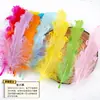 Fábrica direta de Yiwu DIY feito à mão branco grande rolo flutuante pena acessórios de joia chapéu roupas acessórios de bagagem
