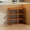 Zapatero para la entrada, diseño de múltiples niveles para uso doméstico, adecuado para apartamentos de alquiler y dormitorios, una solución práctica para almacenar zapatos, zapatero pequeño y estrecho, fácil de montar