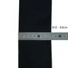 Banda Elástica Engrosada al por Mayor, Banda Elástica Ancha Suave para Cintura, Tela Cepillada de Nylon Doble Cara Negra y Blanca de 1-8 cm, en Stock