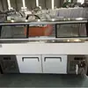 Gabinete de Exhibición de Alimentos Refrigerado para Charcutería de Doble Temperatura/Una Sola Temperatura, Enfriamiento Directo de Ángulo Recto, Enfriado por Aire, Conservación de Frescura, Gabinete para Platos Fríos, Gabinete para Pato en Salmuera Caliente