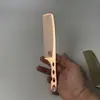 Peine de Aluminio Especial para Espacio Transfronterizo Peine de Estilismo para Hombres Dientes Finos Peine de Corte de Pelo Peine de Corte Recto para Cortar el Pelo