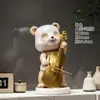 Enfeites Criativos de Panda para Mesa de Escritório Sala de Estar Gabinete de TV Entrada Gabinete de Vinho Gabinete de Sapatos Decoração de Mesa Presente de Inauguração