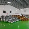 Bola Espelhada Inflável Colorida de PVC Bola Refletora a Laser Cenário Palco Layout Shopping Center Exibição Pendurada Inflável Externo