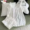 Pijama de Algodón Nube Nuevo Estilo de Verano para Mujer, Tirantes con Estampado de Estrellas, Pantalones Cortos con Almohadillas en el Pecho, Ropa de Abrigo Estilo Girly, Ropa para el Hogar