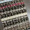 Tela de Lino Sintético a Cuadros Estilo Chanel para Tapicería de Sofá, Stock Listo del Fabricante, Ropa de Mujer Otoño e Invierno, Tela para Chaquetas, Venta al por Mayor por Rollo