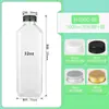 Venta al por mayor del fabricante Botellas de plástico transparente de 12 oz y 16 oz Botellas para bebidas de grado alimenticio Botellas para jugo Proveedor de Amazon Fabricante
