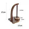 Suporte Giratório de Madeira para Bobina de Fio Porta-Fios de Tricô Manual de Alto Desempenho Ferramenta Giratória para Bobina de Fio de Madeira