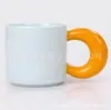 *Nuevo Modelo 0146* 8.5*8.5cm 340ml *Taza Gordita*Taza Dudu*Taza con Asa de Luna*Taza de Cerámica