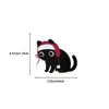 50 Pegatinas de Graffiti de Gato Negro Navideño de Dibujos Animados Pegatinas Transfronterizas Decorativas para Funda de Teléfono DIY Guitarra Pegatinas Navideñas de PVC