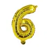 Globos de Papel de Aluminio de 16 pulgadas Versión Americana Dorado Letras Inglesas A-Z Números 0-9 Banner de Decoración para Fiesta de Cumpleaños Venta al por Mayor