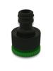 Suministro de fabricantes adaptador de grifo de 4 puntos a 6 puntos 1/2-3/4 conector rápido de riego cabeza de niple 4-6 puntos