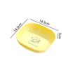 Plato para Escupir Huesos de Casa Puede Entrar al Lavavajillas para Profundizar Plato para Escupir de Grado Alimenticio Plástico de Lujo Ligero Plato Profundo Plato de 6 pulgadas