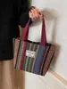Bolsa de Gran Capacidad Estilo Étnico para Mujer 2026 Nueva Moda Bolso Tote de Viaje para Mujer Bolso de Hombro Versátil Retro