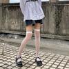 Medias de Rejilla, Calcetines hasta la Pantorrilla, Medias de Rejilla Coreanas, Calcetines de Malla hasta Media Pantorrilla, Calcetines Cortos de Rejilla Harajuku, Calcetines Cortos de Malla Estilo Japonés