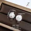 Puzuo Color Fuerte que Conserva Cobre Plateado Arena Plata Accesorios DIY Campana Flor de Durazno Barril Seis Palabras Mantra Perlas con Agujero Perlas para Pulsera para Mujeres