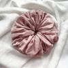 Comercio Exterior Transfronterizo Satén de Malasia Terciopelo Talla Grande Flor Grande para Cabeza de Mujer Anillo de Intestino Grueso Goma para el Pelo Venta Directa de Fábrica