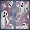 Decoración de Ambiente para Fiesta de Halloween Pegatinas para Ventana con Expresiones Peculiares, Pegatinas Estáticas 3D de Fantasma para Vidrio de Puertas