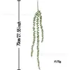Simulação Planta Carnuda Rattan Pendurado na Parede Lágrimas do Amante Decoração de Engenharia Pendurado na Parede Teto de Borracha Macia Plástico Fake Flower Beads