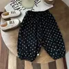 Calça Esportiva Infantil Veludo Calça Casual Calça Infantil Calça de Moletom Primavera e Outono Meninos e Meninas Solta Estilo Coreano Calça Harem Tendência Atacado
