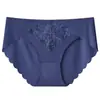 Bragas Sexys de Hilo de Hielo de Tiro Bajo y Corte Alto para Mujer Encaje Patchwork Tallas Grandes Alta Elasticidad Transpirable Algodón Puro en la Entrepierna Tangas para Damas