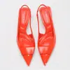 Sandalias de Tacón Alto Puntiagudas, Sencillas, de Lujo Ligero, de Moda y Casual para Mujer, Nuevo Estilo de Verano, Sandalias Caladas de Tacón Fino que Realzan el Blanco para Mujer