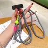 Lanyard para Teléfono Móvil al por Mayor Correa Larga en Forma de Corazón Correa Cruzada para Hombres y Mujeres Correa para Senderismo al Aire Libre con Clip Resistente Cadena Colgante Antiperdida