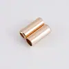 Sino de Tubo Reto de Metal Parador de Cordão de Liga de Zinco de Alta Qualidade Fivela de Ajuste para Cordão de Jaqueta Corta-Vento Acessórios para Capuz de Moletom Venda por Atacado