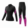 Traje de Neopreno de Dos Piezas, Traje de Surf Cálido y Ajustado, Traje de Baño de Manga Larga, Traje para Snorkel y Buceo Libre, Hecho a Medida por el Fabricante