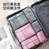 Bolsa de Almacenamiento de Cosméticos FaSoLa Malla Transparente Multifuncional para Papelería Cable de Datos Bolsa de Malla Viaje Bolsa de Almacenamiento para Lavado